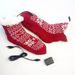 Pure New USB Home Foot Warmer Electric Heating Floor Heated Shoe Covers Christmas Warm Socks Cross-Border Direct Supply_voghion.com