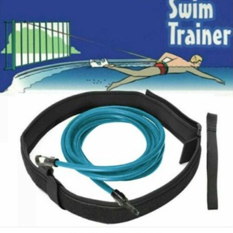 Equipo de fuerza de resistencia, juego de cinturón de entrenamiento con banda elástica, equipo de natación_voghion.com