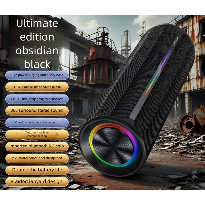 Altoparlante Kolaison T52 Berlin Sound Bluetooth Wireless 2025 Nuovo modello Batteria a lunga durata Riduzione intelligente del rumore_voghion.com