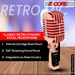 5 Core Professional Vintage Microphone for Singing Dynamic Super Cardiod XLR Old Retro Vocal Mic Stage Unidirectional Classic Studio Microfono Recordi_voghion.com