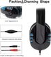 Casque de jeu avec microphone pour PC, ordinateur portable, PS4, Xbox One, PS5, casque LED USB_voghion.com