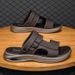 Sandalen für Herren zum Tragen im Sommer, weiche Ledersohle, geeignet für Outdoor-Sportarten_voghion.com