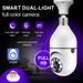 A6 E27 Slimme lampcamera - 1080P HD-kleurennachtzicht, draadloze beveiligingscamera voor baby-/huisdierbewaking, bewegingsdetectie en tweerichtingsaudio_voghion.com