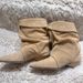 Sheepskin Version~ Pointed Toe Cat Heel Folded Pile Women, New Fashionable Casual Western For Autumn And Winter,_voghion.com
