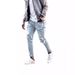 Man's Jeans Fashionable Washed Jeans With Torn Holes Men's Pants_voghion.com