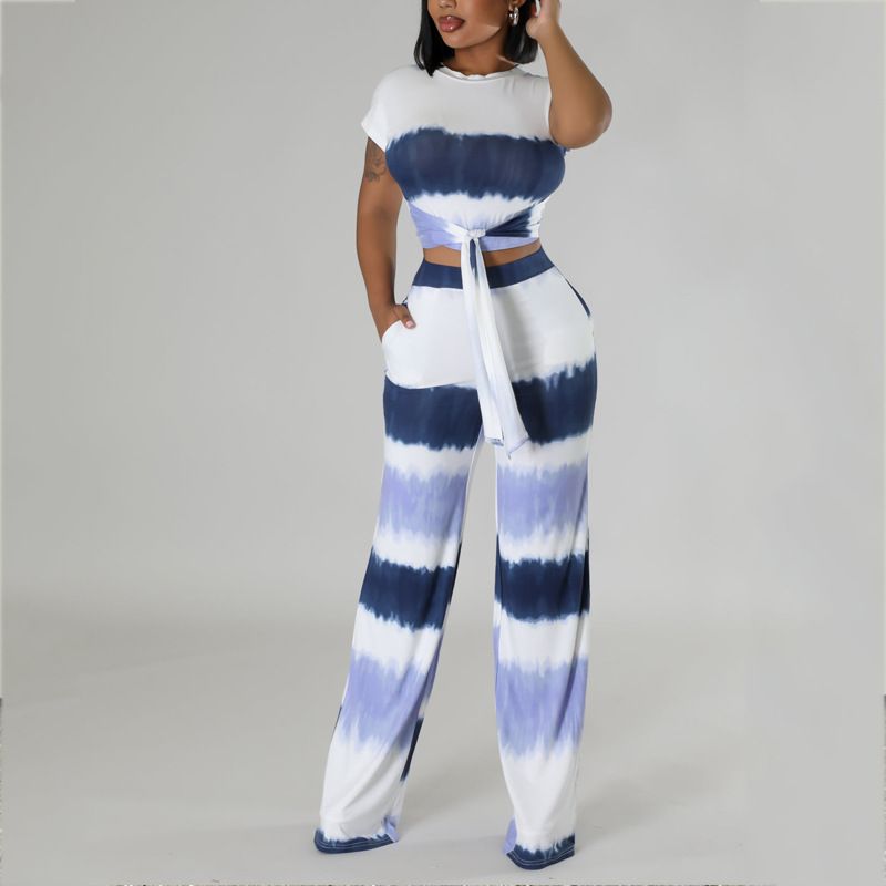 Costume pour femmes, couleur assortie, sexy, taille à lacets, pantalon à manches courtes, ensemble deux pièces_voghion.com