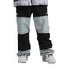 Ski Women Waterproof Warm Color Matching Ski Double Board Veneer Patchwork Snow Pants Men_voghion.com
