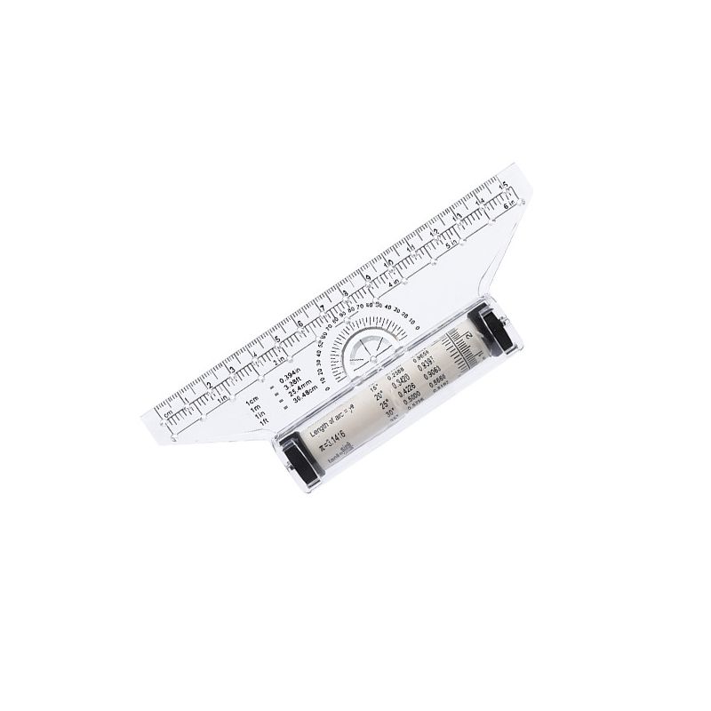 1Pcs 15cm Sewing Ruler Parallel Ruler Drafting Roller Ruler Balance Ruler Pan Angle Ruler Multi-Purpose Drawing Design_voghion.com