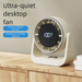 Ventilatore da tavolo da parete di alta qualità, ventilatore con display digitale USB, silenzioso, turbo ad alta velocità, per ufficio e casa_voghion.com