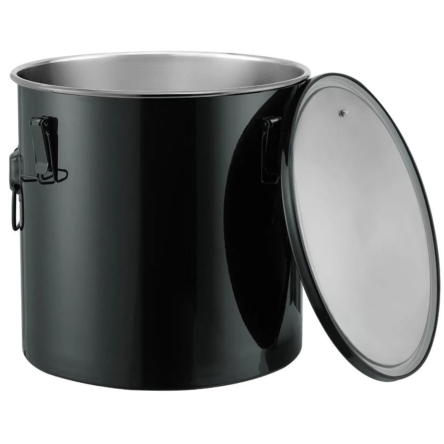 Coating With Stainless Fryer RustProof Bucket Caddy Bucket Disposal Steel 10 Oil Container Grease Gal Oil Oil Transport Fryer_voghion.com