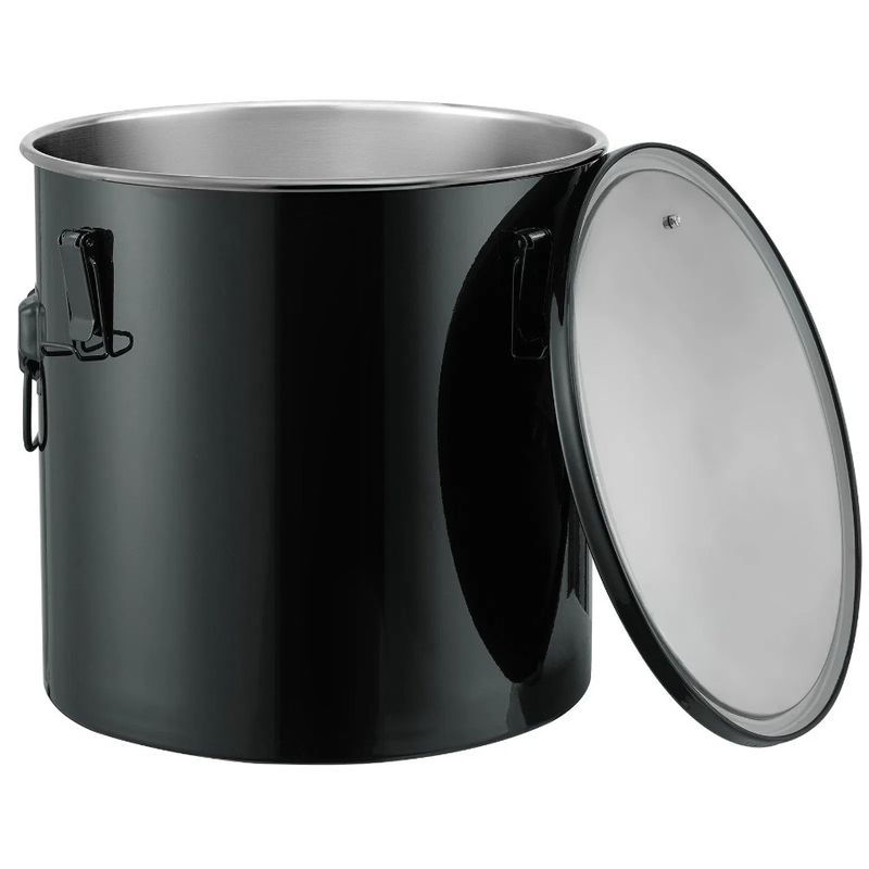 Bucket 10 Disposal Bucket Oil Steel Caddy Gal Fryer With Container Coating RustProof Transport Oil Grease Oil Stainless Fryer_voghion.com