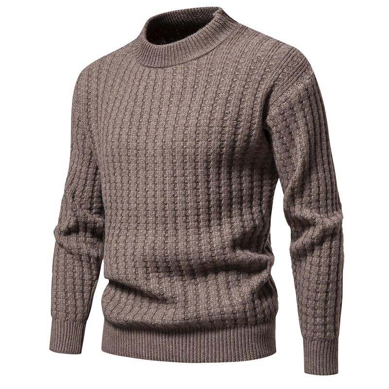 Vêtements pour hommes 2024 nouveau commerce extérieur nouveau pull à col rond de couleur unie pour hommes pull de mode de style coréen pull décontracté simple pull hommes_voghion.com