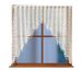 Lace Door Curtain With Tassels – Elegant Café Sheer Panel, No Drill Tension Rod, Dustproof Polyester For Dining Room, Entryway, Balcony_voghion.com