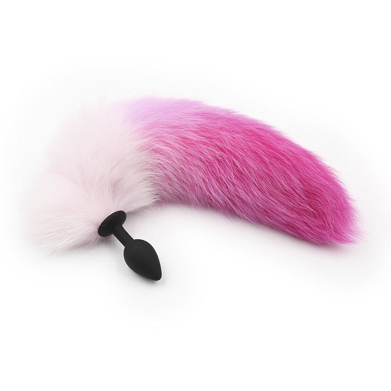 Sex Products Flirting Fox Tail Anal Plug Role Play Props Silicone Anal Plug Accessories_voghion.com