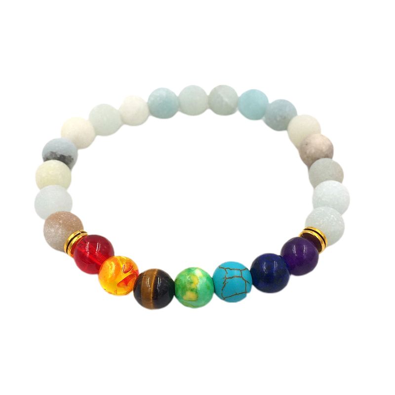 Yamaler Elastic Rope Handmade Stone Bracelet Lightweight Men Women Beads Bracelet Hand Decor_voghion.com
