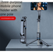 Kafeile Selfie Stick Multi-Functional Bluetooth Tripod Portable 360-Degree Live Streaming Phone Holder Photo Artifact_voghion.com