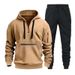 Men's Zip-Up Hoodie With Multiple Pockets - Fleece Lined Pullover Sweatshirt For Casual & Sports Wear_voghion.com