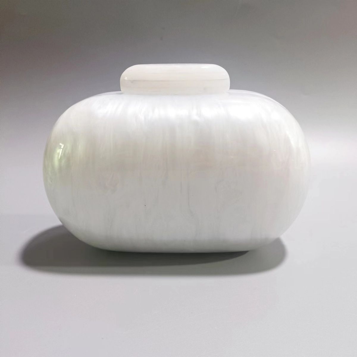 Weiß Rot Kaffee Arylic Volltonfarbe Shell Abendtaschen_voghion.com