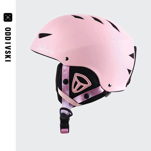 Casco da sci per bambini – Attrezzatura di sicurezza leggera e calda per snowboard/sci per ragazzi e ragazze (taglia S/M, colore rosa nebulosa/fulmine)_voghion.com