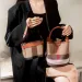 Plaid For Women High-End Versatile Mini Mother-Daughter Canvas Bucket Handbag Shoulder Crossbody Bag_voghion.com