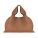 Top Layer Cowhide Dumpling Bag French Niche Single Shoulder Crossbody Bag Handbag Female Niche Simple Cloud Bag_voghion.com