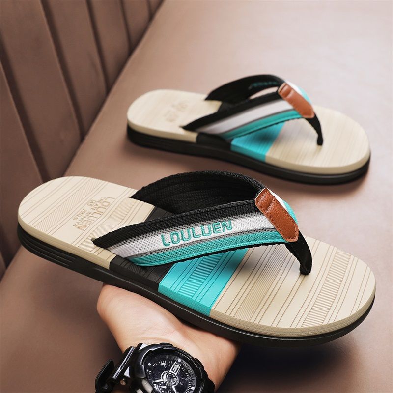 Large Herringbone Casual Slippers, , Beach Shoes_voghion.com