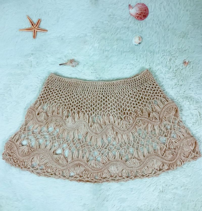 Falda de playa para mujer, traje de baño informal con abertura, traje de baño de bikini, falda de verano cómoda, transpirable, sexy, falda hueca_voghion.com