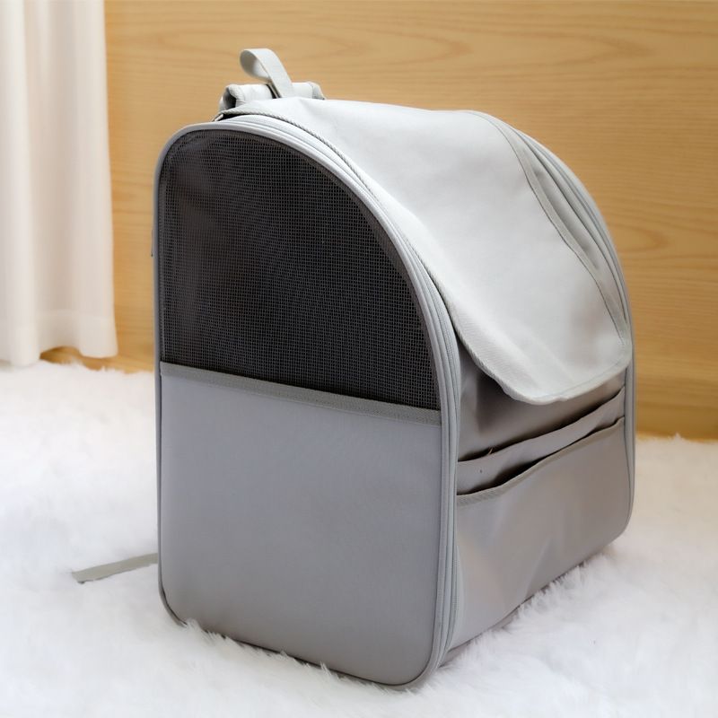 Portable Carrier Waterproof Oxford Cloth Double Shoulder Cat Expandable With Trolley Pet Bag_voghion.com