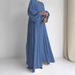 Damenbekleidung Einfache Kleidung Robe Abaya Kleid Robe_voghion.com