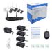 Kit de sistema de CFTV com câmera sem fio e conjunto de vigilância de 4 vias_voghion.com