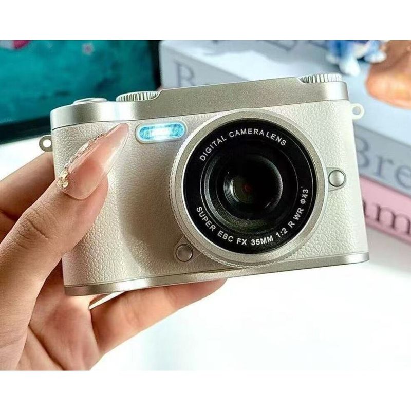 HD Dual CCD Selfie Camera Upload To Mobile Phone Entry-Level Gift Internet Celebrity Lens Student Portable_voghion.com