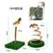 Plush Sparrow Steel Wire Teaser Wan Self-Entertainment Boreom Relief Toy Spiral Spring Roun Plate Cat Scratching_voghion.com