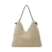 Casual Hollow Out Single Shoulder Cotton Woven New Lazy Style Handheld Straw Vacation Beach Women's Bag_voghion.com
