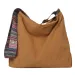 Borsa a tracolla grande in velluto a coste da donna, casual, con fodera in tela, in tessuto solido, con cerniera, a forma di croce, 241112_voghion.com