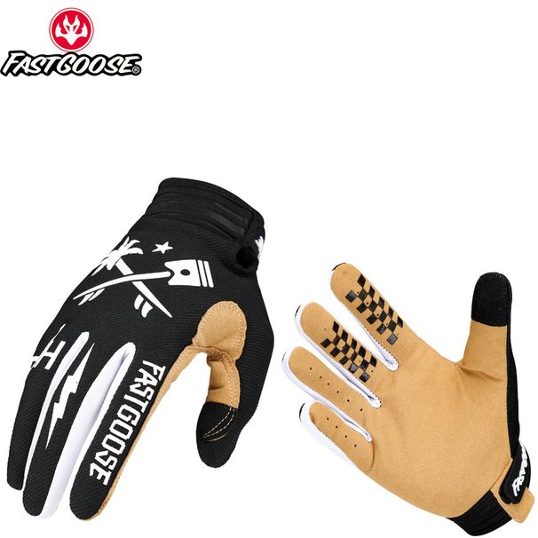 Rękawiczki rowerowe FASTGOOSE Rękawiczki sportowe do jazdy na rowerze z ekranem dotykowym Rękawiczki motocyklowe do jazdy terenowej Rękawiczki MTB MX DH Race_voghion.com