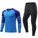Breathable Goalkeeper Jersey & Shorts Set - Lightweight Polyester Football Training Kit For Youth & Adults - High Visibility Colors_voghion.com