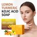 Citroen Kurkuma Kojiczuur Zeep Reinigt de Gezichtshuid Verbetert de Textuur en Houdt de Huid Schoon Donkere Vlekken Verwijderaar Vochtige Badende Gezichtszeep_voghion.com