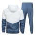 Autumn and Winter Sports Hooded Two Piece Set for New Youth Casual Fashion Sweater Men's Coat Live Broadcast_voghion.com
