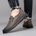 Retro Penny Loafer aus echtem Rindsleder, klassischer Schuh, bequem genäht, Herren-Freizeitschuh zum Hineinschlüpfen, Clubschuh, Partyschuh, Frühling/Sommer_voghion.com