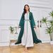 Women's Middle East Arab Muslim robe embroidered cardigan two-piece new dress robe_voghion.com
