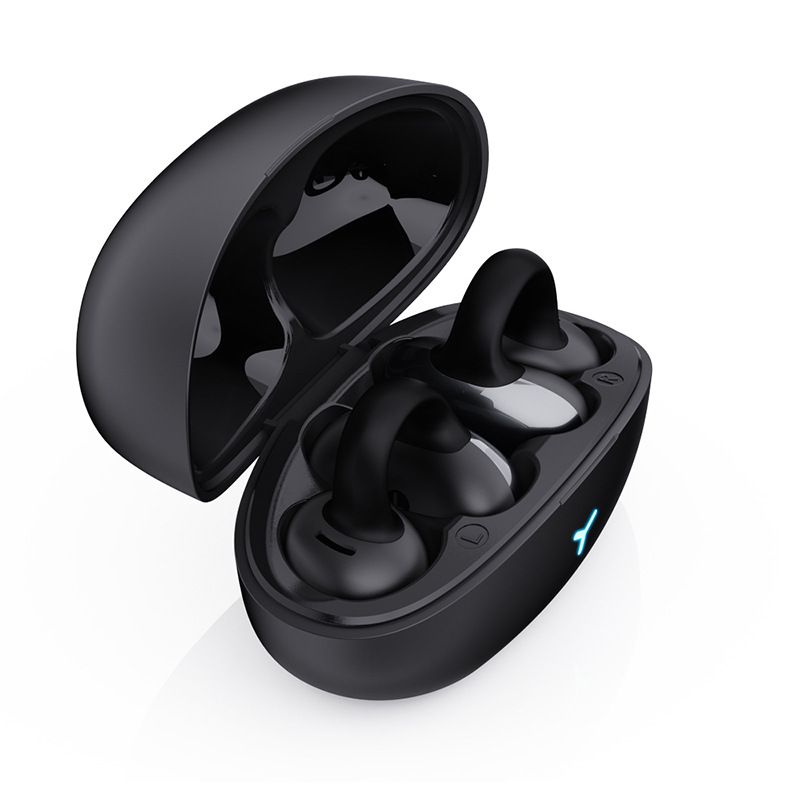 HM-20 TWS Ohrclip Sport Intelligente Geräuschunterdrückung Nicht-Knochenleitung Privates Modell 5.3 Bluetooth-Kopfhörer_voghion.com