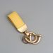 Short Pearl Gold Car Key Chain_voghion.com