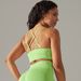 Damkläder sömlösa stickade enfärgade vacker rygg andas cross sport bh löpning fitness yoga bh topp_voghion.com