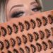 Eyelashes Set 20 Pairs Of Mixed 6D Mink False Eyelashes Natural Curling Eyelashes Thick Eyelashes_voghion.com