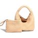 Designer Hand Woven Mother And Child Bag Solid Color Versatile Simple Handbag New Light Luxury Niche Single Shoulder Crossbody Women'S Bag_voghion.com