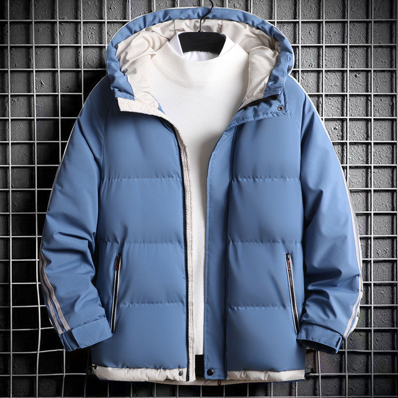 Abbigliamento da uomo cappotto in cotone da uomo sciolto cappotto di cotone con cappuccio di grandi dimensioni giacca di cotone caldo ispessito_voghion.com