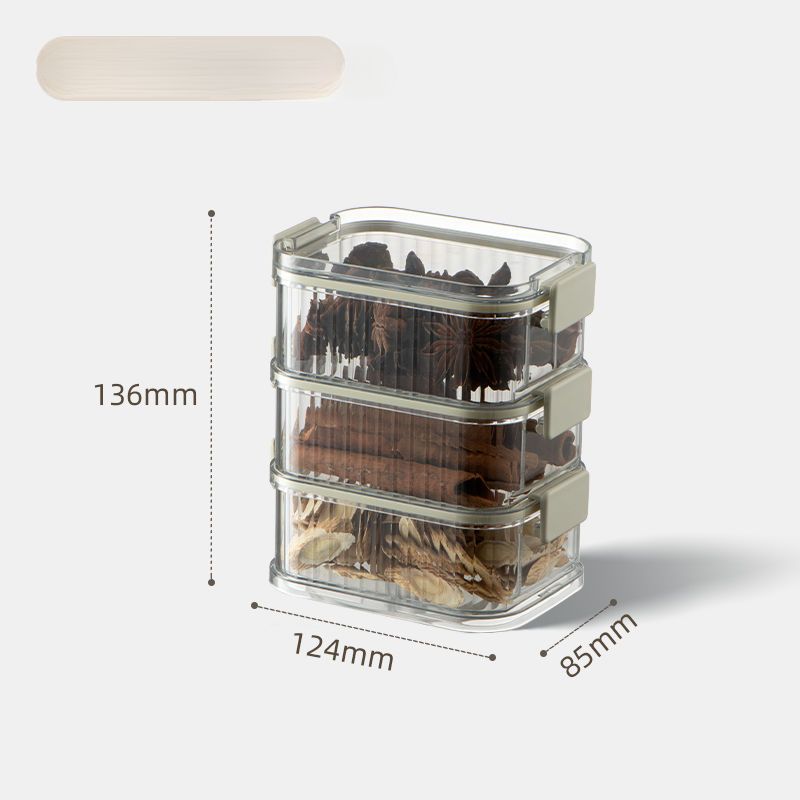 Storage Household Kitchen Seasoning Box Spice Sichuan Pepper Star Anise Sealed Jar_voghion.com