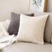Modern Solid Color Internet Celebrity Cushion Living Room Sofa Pillow Cover With Core Nordic Square Backrest_voghion.com