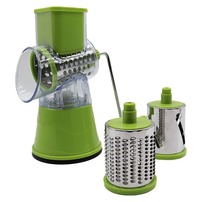 Multi Functional Hand Cranked Vegetable Cutter, Drum Rotating Shredder, Kitchen And Household Manual Slicer, Potato Slicer_voghion.com