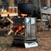 Outdoor Ultra-Light Portable Folding Stainless Steel BBQ Grill Charcoal Firewood Camping Heating Stove Small Size_voghion.com